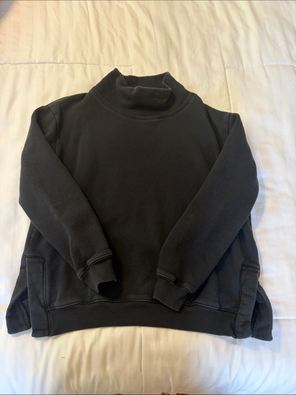 Banana Republic Black Mockneck Sweatshirt